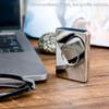 DjuiinoStar Premium Fidget Spinner (Mirror-Polished Stainless Steel), Brutalist Design, Great Stuff to Occupy Your Hand, Stress Relief Aid, The for Fidget Enthusiasts DFS-40 view 2