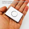 DjuiinoStar Premium Fidget Spinner (Mirror-Polished Stainless Steel), Brutalist Design, Great Stuff to Occupy Your Hand, Stress Relief Aid, The for Fidget Enthusiasts DFS-40 view 3