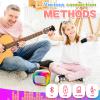 Karaoke Machine for Kids, Girl Toys Christmas Birthday Gifts for Ages 4-12 Girls, Boys, Guyucom Portable Bluetooth Karaoke Machines with 1 Wireless Mic for 4,5,6,7,8,9,10,11,12+ Year Old Kid Party view 4