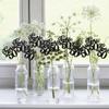 12 PCS Cheers to 50 Centerpiece Sticks Double Sided Glitter 50th Birthday Cake Toppers Number 50 Centerpieces Table Flower Topper Decorations for 50th Birthday Party Centerpiece Supplies Black view 3