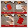 qieoyk Trading Card Dividers 100 Pieces Multicolor Card Dividers with Tabs Plastic Cards Separators for Games and Sports Card Box Divider 2.7 x 3.8 Inches view 3