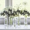 12 PCS Cheers to 75 Centerpiece Sticks Double Sided Glitter 75th Birthday Cake Toppers Number 75 Centerpieces Table Flower Topper Decorations for 75th Birthday Party Centerpiece Supplies Black view 3