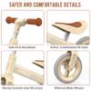 Bobike Toddler Balance Bike Toys for 1 to 6 Year Old Girls Boys Adjustable Seat and Handlebar No-Pedal Training Bike Best Gifts for Kids (Beige) view 3
