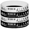 ATSMOICY 48PCS Piano Notes Rubber Bracelets Silicone Wristbands Party Favors-Choir Music Prize Candy Party Decorations Birthday Baby Shower Party Favors view 3