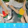 4 Pack Fidget Toys Fruit Silicone Sensory Fidget Poppers Push Bubble Toy, Stress Relief for Autism Anxiety Educational Pop Toys for Kids Adults - Strawberry, Watermelon, Grape, Pineapple view 4
