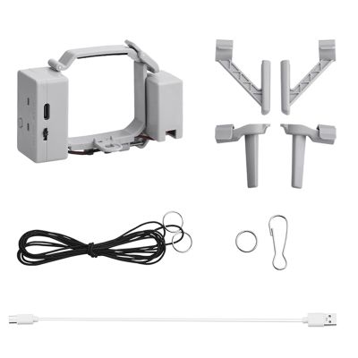 Airdrop System Device with Landing Gear for DJI Mini 4 Pro Drone Airdrop Payload Release Drop System Device Clip Delivery Transport for Mini 4 Pro Wedding/Fishing Line Bait Ring Thrower
