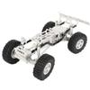 RZXYLRC 4WD Metal Full Chassis Frame Refit Kit with 2 Steering Axles for Axial 1/24 RC Crawler Car SCX24 C10 Chevrolet AXI00001 Assembled Refit kit (Silver) view 1