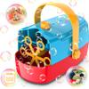 Bubble Machine Durable Automatic Bubble Blower, 18000+ Big Bubbles Per Minute Bubbles for Kids Toddlers Bubble Maker Operated by Plugin or Batteries Bubble Toys for Indoor Outdoor Birthday Party view 1