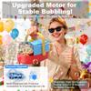 Bubble Machine Durable Automatic Bubble Blower, 18000+ Big Bubbles Per Minute Bubbles for Kids Toddlers Bubble Maker Operated by Plugin or Batteries Bubble Toys for Indoor Outdoor Birthday Party view 3