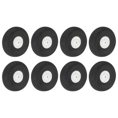 MECCANIXITY RC Airplane Wheels 50mm/1.97" Dia RC Airplane Aircraft Sponge Wheels RC Aircraft Foam Wheel Replacement for DIY RC Model Plane Aircraft RC Helicopter Pack of 8