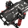 RZXYLRC Carbon Fiber Chassis Frame with Prefixal Transmission for Axial 1/10 SCX10 II 90046 90047 Upgrade Crawler Car Refit Kit Parts with Portal Axles (red) view 4