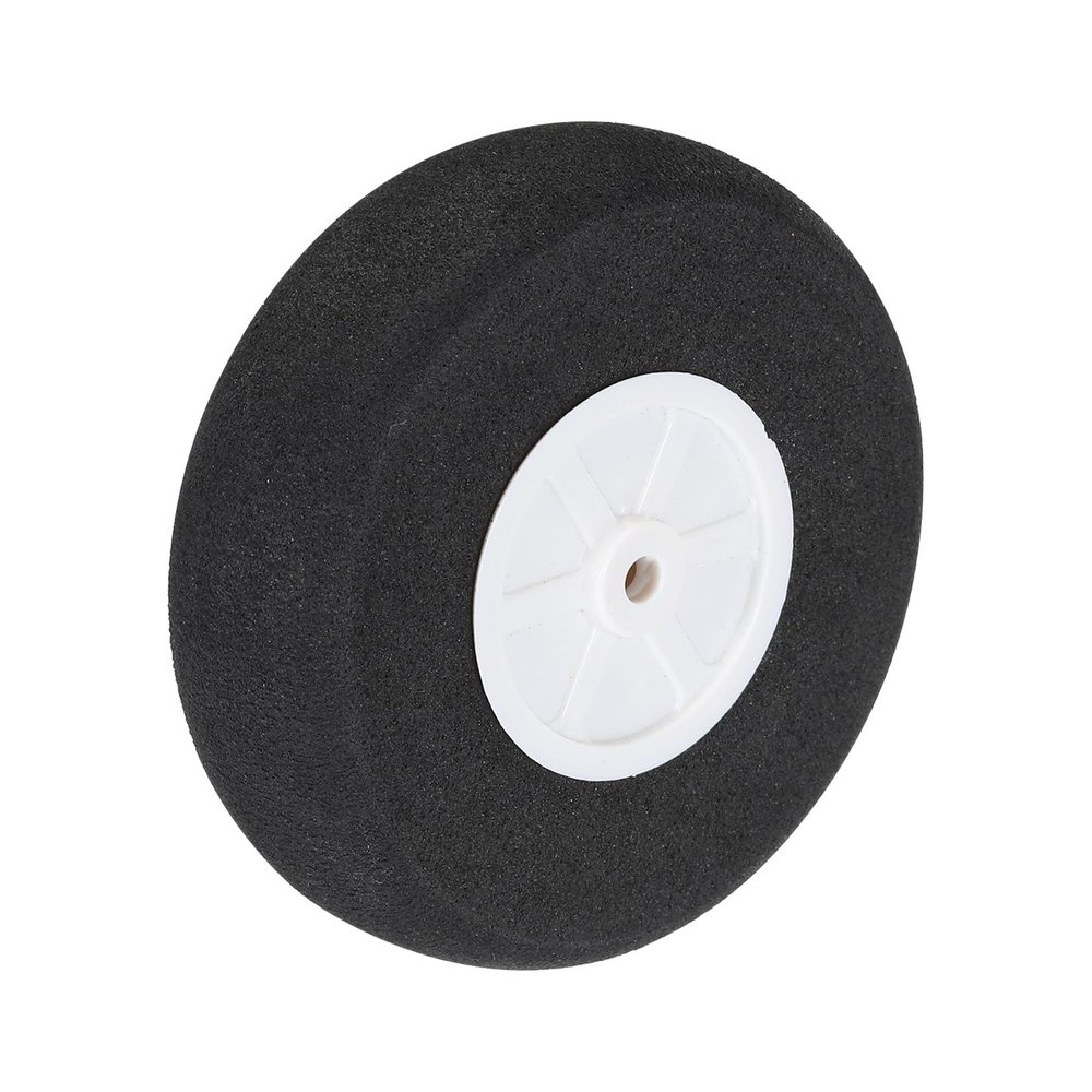 MECCANIXITY RC Airplane Wheels 70mm/2.76" Dia RC Airplane Aircraft Sponge Wheels RC Aircraft Foam Wheel Replacement for DIY RC Model Plane Aircraft RC Helicopter Pack of 1