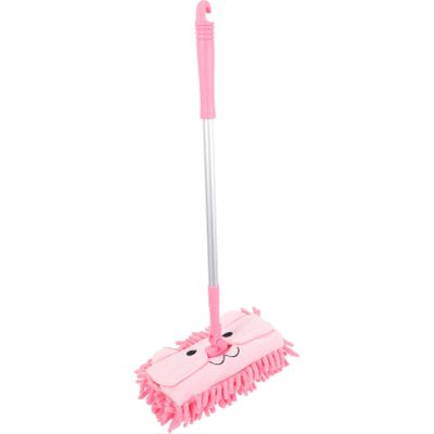 iplusmile Toddler Mop Toy 19.7 Inch Educational Cleaning Tool Kids Mini Mop with Sprayer for Pretend Play and Hands-on Learning