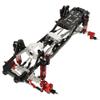 RZXYLRC Carbon Fiber Chassis Frame with Prefixal Transmission for Axial 1/10 SCX10 II 90046 90047 Upgrade Crawler Car Refit Kit Parts with Portal Axles (Silver) view 1
