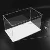 IDAFSA Clear Acrylic Display Case,Display Box Stand with White Base,with Door, Dustproof Protection Showcase for Collectibles Memorabilia Figurines ,12 Size Options(12x10x8inch; 30x25x20cm) view 3