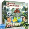 Magnetic Tiles Dinosaur Toys for Kids 3-5 5-7 Magnet Building Blocks Toddler Toy Dinosaurs - 3 Year Old Boy Gift STEM Learning Resources for Kids Ages 3 4 5 6 7 8 Gifts for 4 Year Old Boys view 1