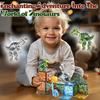 Magnetic Tiles Dinosaur Toys for Kids 3-5 5-7 Magnet Building Blocks Toddler Toy Dinosaurs - 3 Year Old Boy Gift STEM Learning Resources for Kids Ages 3 4 5 6 7 8 Gifts for 4 Year Old Boys view 2