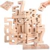 Lasoba Wooden Number Building Blocks, Large Digit Blocks 1-10, 32 Pcs Math Blocks Number Toys for Kids, Educational Blocks for Toddlers, Toys to Learn Numbers for 3 Year Olds + view 1
