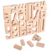 Lasoba Wooden Number Building Blocks, Large Digit Blocks 1-10, 32 Pcs Math Blocks Number Toys for Kids, Educational Blocks for Toddlers, Toys to Learn Numbers for 3 Year Olds + view 3