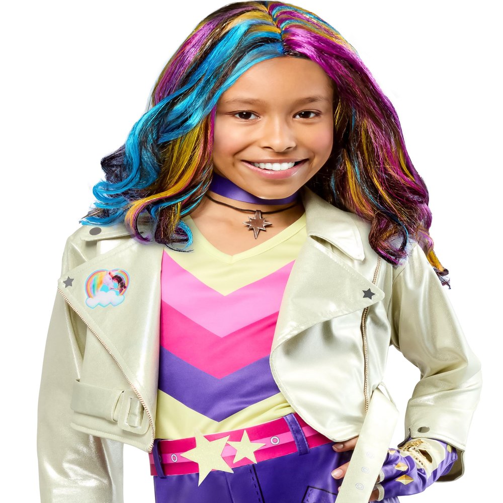 Rubies Unicorn Academy: Sophia Mendoza Wig for Kids, Girl's No Size