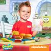 Spongebob Kids Kitchen Playset - Interactive Play Food with 2 Krabby Patty Burgers, Seafoam Shake, Kelp Fries, Spongebob Toys Kitchen Set for Kids Ages 3-5 Includes Velcro Dots view 3