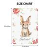 Personalized Car Seat Cover Baby Girl Boy with Name Minky Blankets Custom Rabbit Winter Car Seat Covers for Babies Peekaboo Opening Infant Car Seat Cover Nursing Cover Carseat Canopy view 3