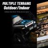 GoolRC RC Crawler 4WD RC Truck, D870 RC Rock Crawler, 1:18 Scale Remote Control Truck, 2.4GHz All Terrains Off Road Climbing Car with LED Lights and 3 Batteries for Adults (Grey) view 3