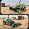 GoolRC Remote Control Tractor Farm Harvester, 1:24 Scale RC Harvester with 2 Harvesting Heads, RC Tractor Truck with Spray/Light/Sound Effects, 2.4GHz Electric Truck with 2 Batteries for Teens view 2