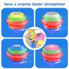 6 Pack Spinning Tops Toys, Lighting & Singing Colorful Eggs, Party Favor Easter Basket Stuffers for Boys & Girls Ages 3-6 view 3