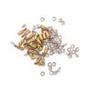 BQLZR 40 Pcs RC Airplane Pushrod Connector Linkage Stoppers 1 mm Diameter Silver view 2