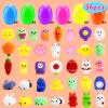 36 Pack Easter Eggs with Mochi Squishy Toys, Plastic Easter Eggs Filler Easter Gifts for Kids Easter Basket Stuffers Easter Egg Hunt, Easter Classroom Prizes Easter Party Favors view 2