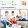 Yexiya 1 Pcs 3200 Count Sports Card Storage Boxes White Trading Card Box Collectible Trading for Soccer Baseball Game view 4