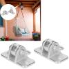 2 Set Swing Hanger Iron Suspension Hammock Hanging Chair Hook Fixed Plate Accessories for Outdoor Indoor Activity view 4