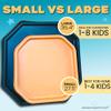 Learning Through PLAYtrays Brown TUFF Tray, Small 27.5" Signature Sand Brown Sensory Play Tray, Textured Surface, Canvas for Creativity, Montessori Activity Tray view 2