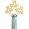 12 Pack 14 & Fabulous Centerpiece Sticks Assembled Glitter Fourteen and Fabluous 14th Birthday Table Centerpiece Sticks for Cheers to 14 Years Old 14th Birthday Theme Party Supplies Gold view 1