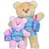 Blue Floral Tankini with Matching Bag 1418 Inch Plush Bear Clothes Outfit for Stuffed Animal Doll Accessories Swimwear Dress Up view 2