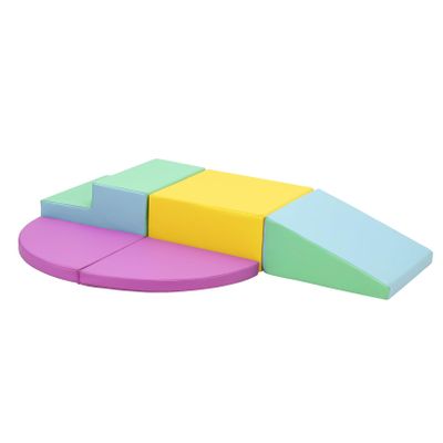 GAOMON Foam Climbing Blocks for Toddlers and Preschoolers - Soft Climbing Indoor Set - Active Play Set for Climbing, Crawling, and Sliding, 6PCS