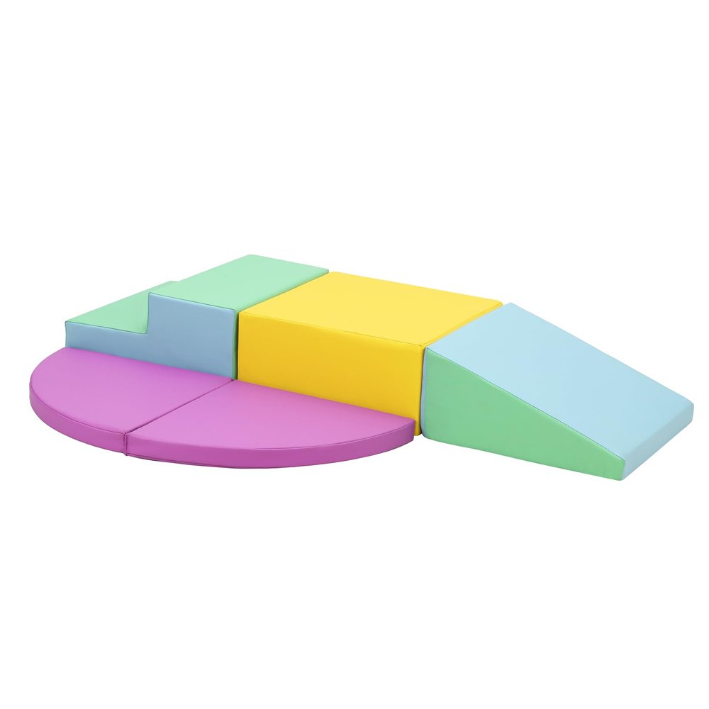 GAOMON Foam Climbing Blocks for Toddlers and Preschoolers - Soft Climbing Indoor Set - Active Play Set for Climbing, Crawling, and Sliding, 6PCS