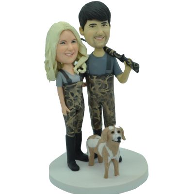 Custom Bobblehead Dog,Custom Pets Bobblehead,Custom Cat Bobblehead,Dog wedding caketopper,Bobble Head Gifts,Pets Birthday (Animal 12)
