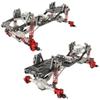 RZXYLRC Carbon Fiber Chassis Frame with Prefixal Transmission for Axial 1/10 SCX10 II 90046 90047 Upgrade Crawler Car Refit Kit Parts with Portal Axles (Gray-Silver) view 2