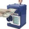 Cargooy Mini ATM Piggy Bank ATM Machine Best Gift for Kids,Electronic Code Piggy Bank Money Counter Safe Box Coin Bank for Boys Girls Password Lock Case (Navy Blue) view 1