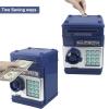 Cargooy Mini ATM Piggy Bank ATM Machine Best Gift for Kids,Electronic Code Piggy Bank Money Counter Safe Box Coin Bank for Boys Girls Password Lock Case (Navy Blue) view 2