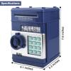 Cargooy Mini ATM Piggy Bank ATM Machine Best Gift for Kids,Electronic Code Piggy Bank Money Counter Safe Box Coin Bank for Boys Girls Password Lock Case (Navy Blue) view 4
