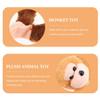 Abaodam 2Pcs Hanging Monkey Plush Monkey Stuffed Animal Cute Toy for Christmas Jungel Theme Birthday Party Favors Decorations view 2