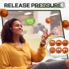 Arrowbash 12 Pcs Mini Face Stress Balls for Boys Girls Sport Funny Face Squeeze Foam Balls for Stress and Anxiety Relief for Party Favors Birthday Gift Decoration(Basketball) view 3