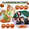 Arrowbash 12 Pcs Mini Face Stress Balls for Boys Girls Sport Funny Face Squeeze Foam Balls for Stress and Anxiety Relief for Party Favors Birthday Gift Decoration(Basketball) view 4
