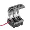 Model Ary Heat Sink, Aluminum Alloy Engine Motor Cooling Heat Sink, Electric Motor Heat Sink for RC Car(Black) view 1