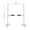 Jumping Obstacle for Hobby Horse 120cm, with Two Beams 50mm view 2