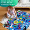 QUOKKA Ocean Felt Board for Toddlers 61 PCS - Double-Thick Felt Board Story Set with Large 3927,7 in. Durable Wall Activity Panel - Ideal for Storytelling Indoor Toddler Activities and Classroom view 3