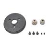 86T 48P Steel Spur Gear with 19T 21T Pinions Gear Set Compatible with 1/10 Traxxas Slash 2WD Replace 4686 Spur Gear and Pinion Set Upgrade Parts view 1